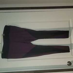 LIVI ACTIVE Women's Plus Purple and Black/Leggings Sz 22/24